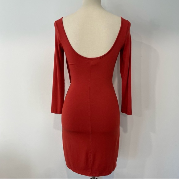 Ganni Wrap Knot Mini dress size Small - Picture 3 of 6